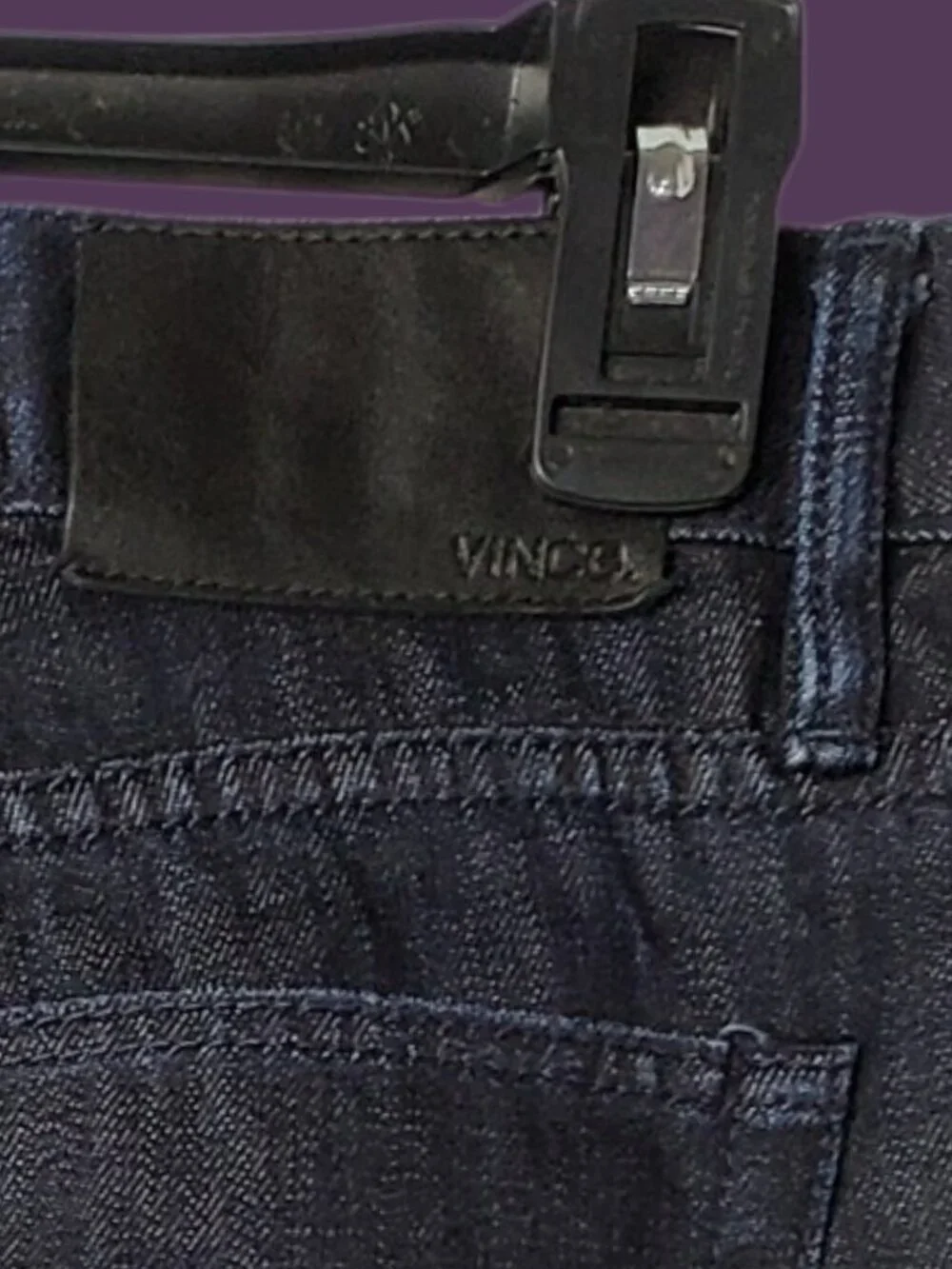 Vince Vm.212  Mens Slim-Fit Wash Denim Jeans Cotton Dark indigo Size 32
